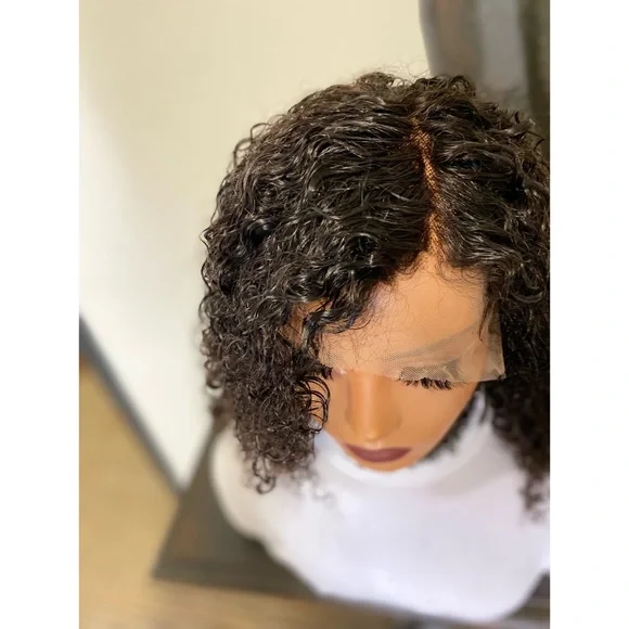 DEANNA18” CURLY NATURAL BLACK 13X4 LACE FRONT WIG